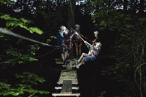Dunkel-Parcours: Nachtklettern im Waldklettergarten Pforzheim